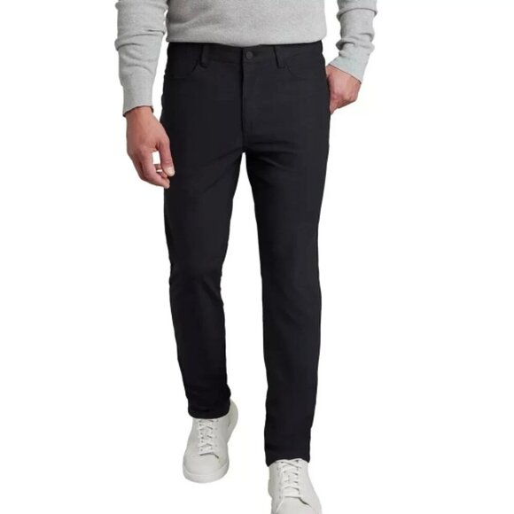 NEW Kirkland Men's 42x34 Commuter Pant Black  4-Way Stretch UPF 50 - Picture 1 of 8